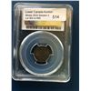 Image 2 : 10 cent 1884; PCGS Genuine Mount Removed, XF Details.