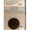 Image 1 : 1 cent 1886; NNC certified AU-50. Not noted Obverse 2.