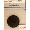 Image 1 : 1 cent 1900H; NNC certified Brown.