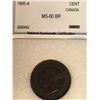 Image 2 : 1 cent 1900H; NNC certified Brown.