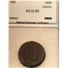 Image 2 : 1 cent 1906; NNC certified MS-62 Brown.