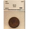 Image 2 : 1 cent 1909; NNC certified MS-60 Brown.