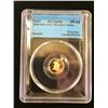 Image 1 : 50 cents 2007; CCCS PF-69 Gold Wolf 1/25th oz Gold Series.