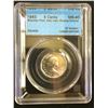 Image 1 : 5 cents 1953 Shoulder Fold, Near Leaf, Missing Chrome CCCS MS-60.