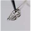 Image 5 : DIAMONDS IN RHYTHM 1/15 CT TW DIAMOND NECKLACE IN STERLING SILVER. TWO STERLING