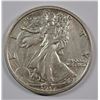 Image 1 : 1917-D OBVERSE WALKING LIBERTY HALF DOLLAR, AU-58  RARE COIN!