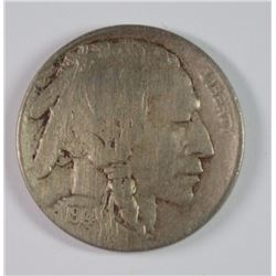 1914-D BUFFALO NICKEL, XF  KEY COIN