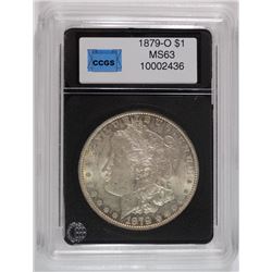 1879-O MORGAN SILVER DOLLAR, CCGS GRADED CHOICE BU