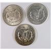 Image 2 : 3 AU/BU MORGAN DOLLARS 2 1921, & 1921-D