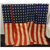 Image 1 : 4- VINTAGE ORIGINAL 48 STAR AMERICAN FLAG LEXINGTON 3'x5' COTTON. FOUND IN AN