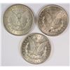 Image 2 : 3 1921 MORGAN DOLLARS AU/BU