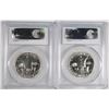 Image 2 : ( 2 ) 1962 FRANKLIN HALF DOLLARS, PCGS PR-66