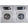 Image 2 : ( 2 ) 1963 FRANKLIN HALF DOLLARS, PCGS PR-66