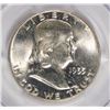 Image 2 : 1955 FRANKLIN HALF DOLLAR, PCGS MS-64 FBL