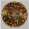 Image 2 : 1896-S $20.00 GOLD LIBERTY CCGS GRADED GEM BU, RARE