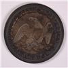 Image 2 : 1853 SEATED HALF DOLLAR WITH ARROWS AND RAYS, XF  CRAZY TONING!