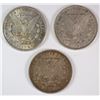 Image 2 : 3 MORGAN DOLLARS 1887-O, 90-0, 97-S