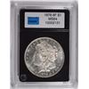 Image 1 : 1878 8F MORGAN SILVER DOLLAR, CCGS GEM BU NICE!