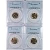 Image 1 : LOT OF ( 4 ) 1941-D JEFFERSON NICKELS, PCGS MS-65 FULL STEPS