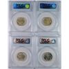 Image 2 : (4) 1942-P TYPE 2 Jefferson  Nickels PCGS MS-66