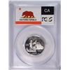 Image 1 : 2005-S CALIFORNIA SILVER STATE QUARTER, PCGS PR-69 DCAM