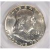Image 2 : RARE MINT ERROR 1952 FRANKLIN HALF DOLLAR, PCGS MS-64  ( RIM CLIP )