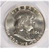 Image 2 : 1954-D FRANKLIN HALF DOLLAR, PCGS MS-64 FBL