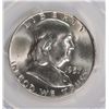 Image 2 : 1957-D FRANKLIN HALF DOLLAR, PCGS MS-64 FBL