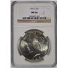 Image 1 : 1923 PEACE SILVER DOLLAR, NGC MS-66  TOUGH!
