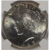 Image 2 : 1923 PEACE SILVER DOLLAR, NGC MS-66  TOUGH!