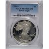 Image 1 : 1986-S PROOF AMERICAN SILVER EAGLE, PCGS PR-70 DCAM  RARE!