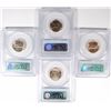 Image 2 : LOT OF ( 4 ) 1941-D JEFFERSON NICKELS, PCGS MS-65 FULL STEPS