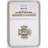 Image 1 : 1936 MERCURY DIME, NGC MS-65 FULL BANDS