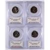 Image 1 : LOT OF ( 4 ) 2001-S PCGS GRADED STATE QUARTERS: