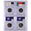 Image 2 : LOT OF ( 4 ) 2001-S PCGS GRADED STATE QUARTERS: