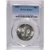 Image 1 : 1947 WALKING LIBERTY HALF DOLLAR, PCGS  MS-64+