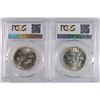 Image 2 : ( 2 ) PCGS GRADE FRANKLIN HALF DOLLARS: 1962-D MS-63 FBL  & 1963 MS-63