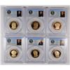 Image 2 : 6 PROOF PRESIDENTIAL DOLLARS PCGS PR-69 DCAM