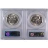 Image 2 : ( 2 ) 1954-S FRANKLIN HALF DOLLARS, PCGS MS-65