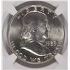 Image 2 : 1959-D FRANKLIN HALF DOLLAR, NGC MS-65 FBL