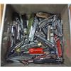 Image 1 : Metal Box of Various New & Used Knives, Corkscrews, Multi-tools and more!
