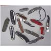 Image 2 : Metal Box of Various New & Used Knives, Corkscrews, Multi-tools and more!