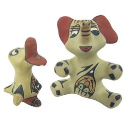 2 Santa Clara Pottery Figures - Stephanie Naranjo