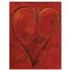 Image 1 : Untitled Original Oil (Heart) by Maria Ziv