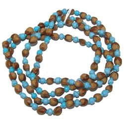 Navajo Cedar Ghost Bead Necklace