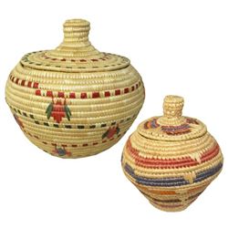 2 Eskimo Baskets