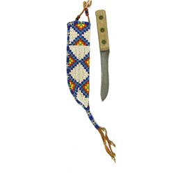 Beaded Sheath & Knife