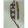 Image 3 : Beaded Sheath & Knife