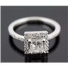 Image 1 : 1.20 ctw Diamond Engagement  Ring 14K White Gold F-G,  I1-I2,  4.2 tgw|**Size:7