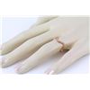 Image 4 : 0.13ct Pavé Diamonds in 14K Rose Gold Stackable Wave Band Ring - Size 6.5